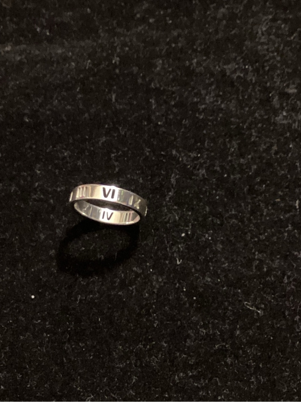 Tiffany & Co. Silver Roman Numeral Wrap Ring